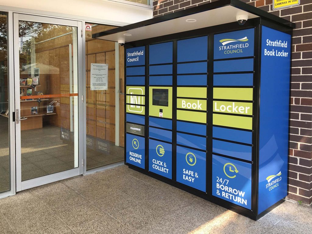 library locker Strathfield Council