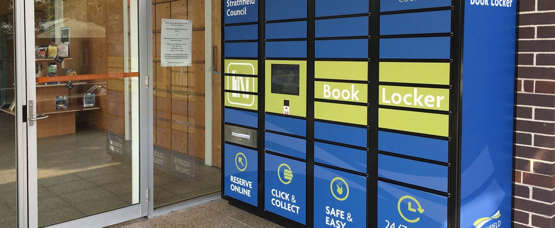 library locker Strathfield Council