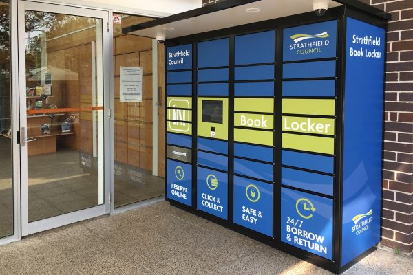 library click and collect locker strathfield